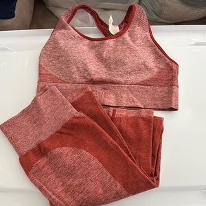 PINK Victoria's Secret Red Sports Bra